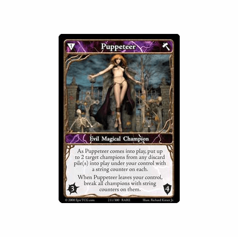 EPIC Tcg Single Puppeteer Card