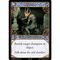 EPIC Tcg Single Rejection Card