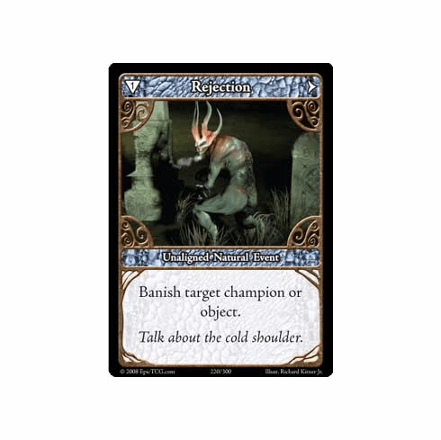 EPIC Tcg Single Rejection Card