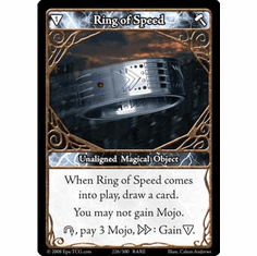 EPIC Tcg Single Ring of Speed Card