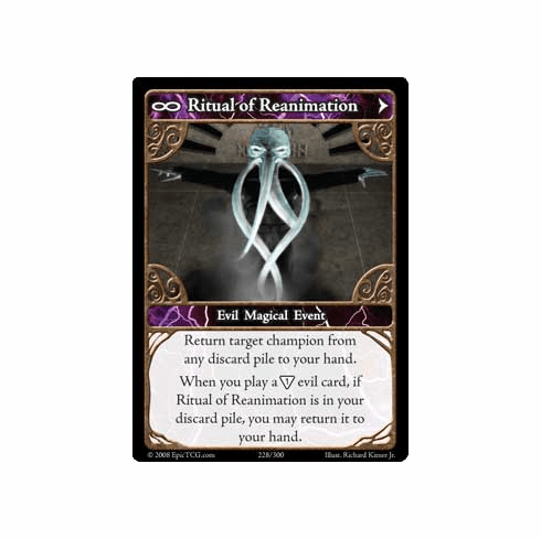 EPIC Tcg Single Ritual of Reanimation Card