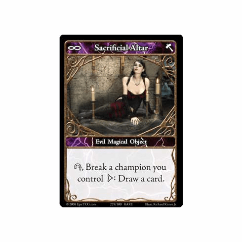 EPIC Tcg Single Sacrificial Altar Card