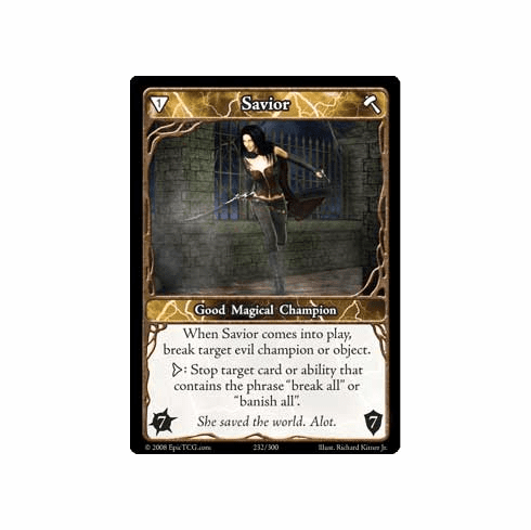 EPIC Tcg Single Savior Card