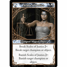 EPIC Tcg Single Scales of Justice Card
