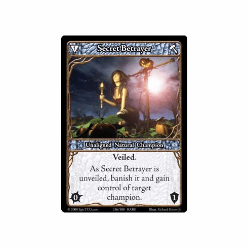 EPIC Tcg Single Secret Betrayer Card