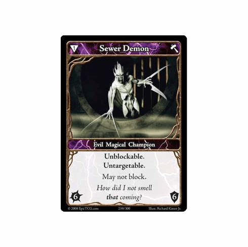 EPIC Tcg Single Sewer Demon Card