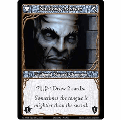EPIC Tcg Single Shadowy Advisor Card