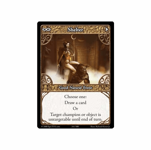 EPIC Tcg Single Shelter Card