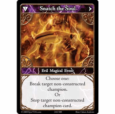 EPIC Tcg Single Snatch the Soul Card