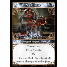 EPIC Tcg Single Spell Quake Card