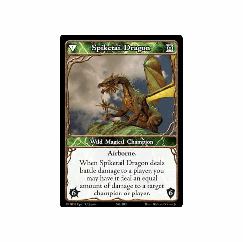 EPIC Tcg Single Spiketail Dragon Card