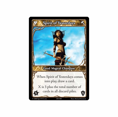 EPIC Tcg Single Spirit of Yesterdays Card