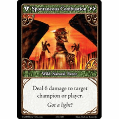 EPIC Tcg Single Spontaneous Combustion Card