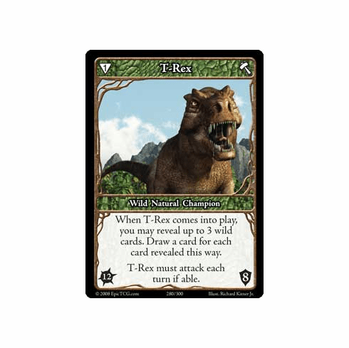 EPIC Tcg Single T Rex Card
