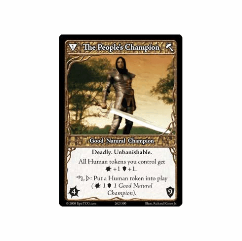 EPIC Tcg Single The People's Champion Card