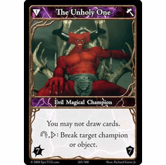 EPIC Tcg Single The Unholy One Card