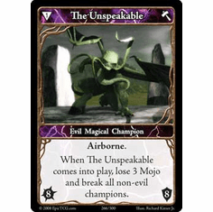EPIC Tcg Single The Unspeakable Card