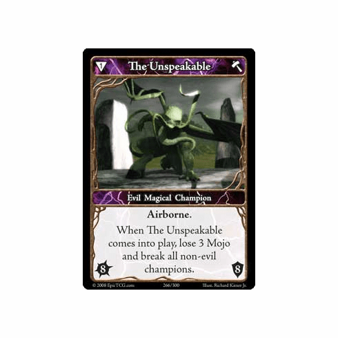 EPIC Tcg Single The Unspeakable Card
