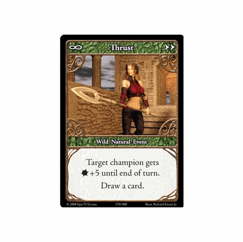 EPIC Tcg Single Thrust Card