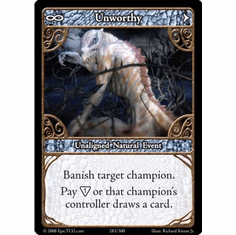 EPIC Tcg Single Unworhty Card