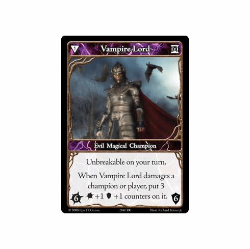 EPIC Tcg Single Vampire Lord Card