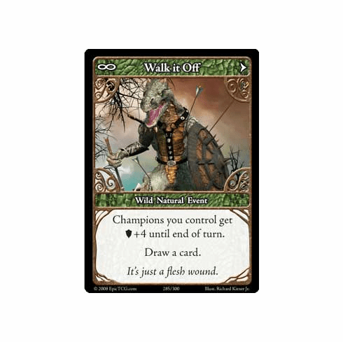 EPIC Tcg Single Walk It Off Card
