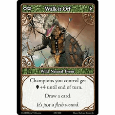 EPIC Tcg Single Walk It Off Card