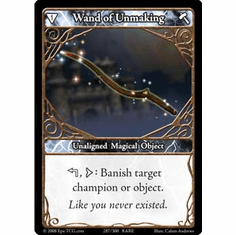EPIC Tcg Single Wand of Unmaking Card