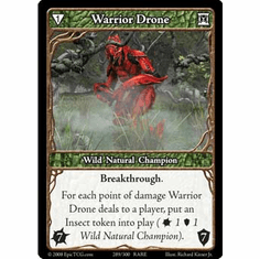 EPIC Tcg Single Warrior Drone Card