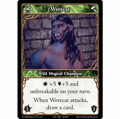 EPIC Tcg Single Werecat Card