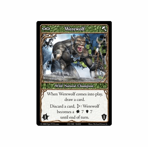 EPIC Tcg Single Werewolf Card