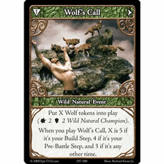EPIC Tcg Single Wolf's Call Card