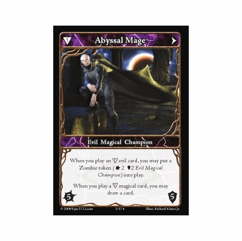 EPIC Tcg Time Wars Abyssal Mage Single Card