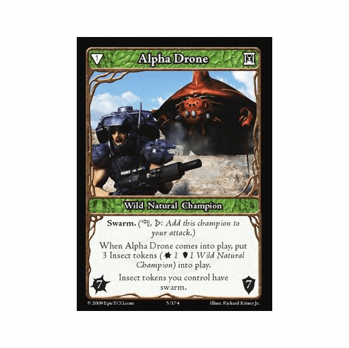 EPIC Tcg Time Wars Alpha Drone Single Card