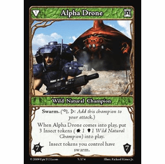 EPIC Tcg Time Wars Alpha Drone Single Card