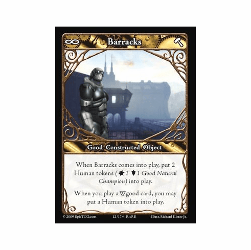 EPIC Tcg Time Wars Barracks Single Card