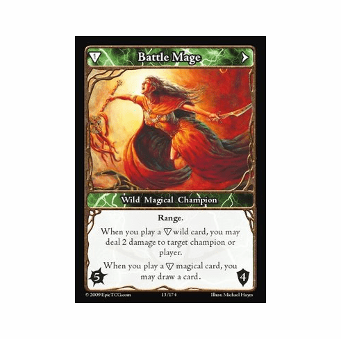 EPIC Tcg Time Wars Battle Mage Single Card