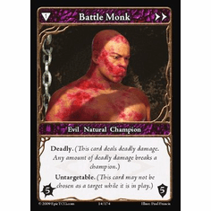 EPIC Tcg Time Wars Battle Monk Single Card