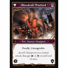 EPIC Tcg Time Wars Bloodcult Warlord Single Card