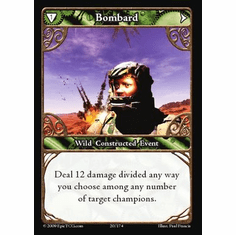 EPIC Tcg Time Wars Bombard Single Card