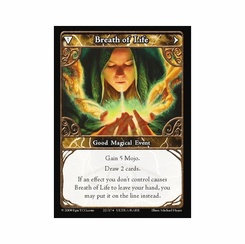 EPIC Tcg Time Wars Breath of Life Single Card