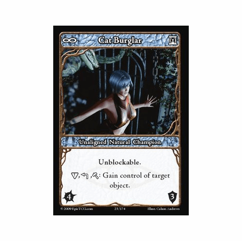 EPIC Tcg Time Wars Cat Burglar Single Card