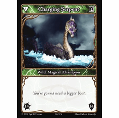 EPIC Tcg Time Wars Charging Serpent Single Card