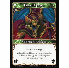 EPIC Tcg Time Wars Crazed Dragon Single Card