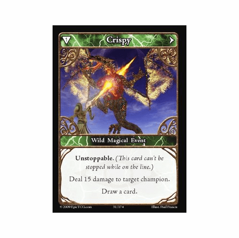 EPIC Tcg Time Wars Crispy Single Card