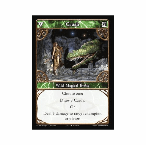 EPIC Tcg Time Wars Crush Single Card