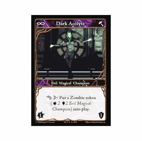 EPIC Tcg Time Wars Dark Acolyte Single Card