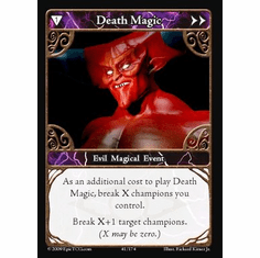 EPIC Tcg Time Wars Death Magic Single Card
