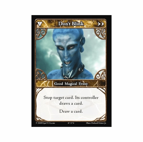 EPIC Tcg Time Wars Don't Blink Single Card