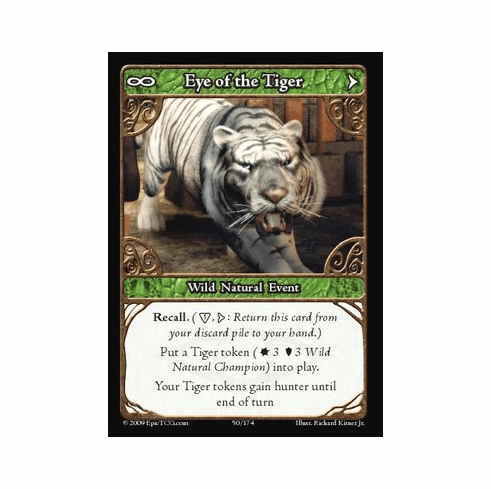 EPIC Tcg Time Wars Eye of the Tiger Single Card